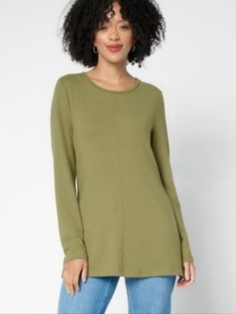 Denim & Co Heavenly Jersey Tunic